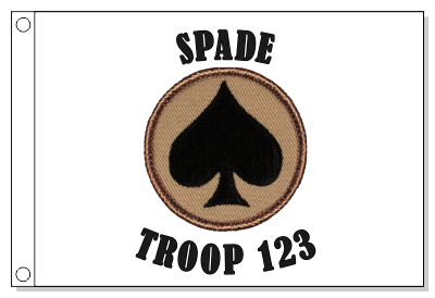 Spade  Patrol Flag
