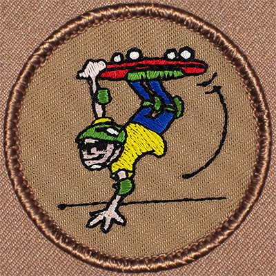 Skateboard Patrol Patch Ð Scout Patch