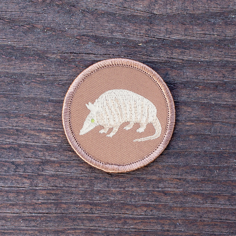 Glow in the Dark Armadillo Scout Patrol Patches