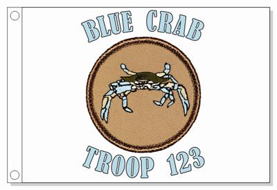 Maryland Blue Crab Patrol Flag