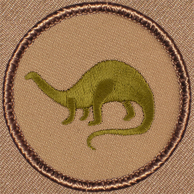 Brontosaurus Patrol Patch