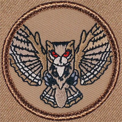 Hunting Owl Patrol Patch Ð Scout Patch