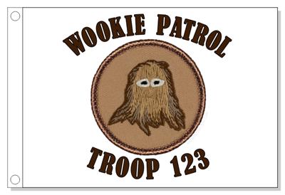 Hairy Patrol Flag