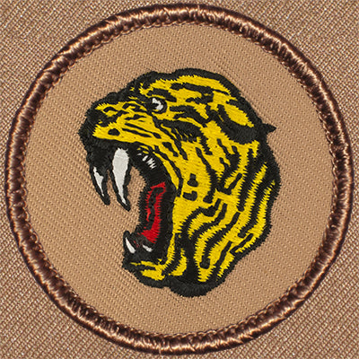 Sabertooth Head Patrol Patch