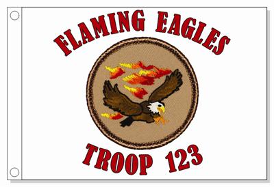 Flaming Eagle Patrol Flag