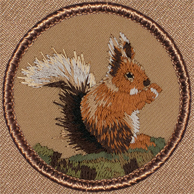 Scottish Red Squirrel Patrol Patch Ð Scout Patch