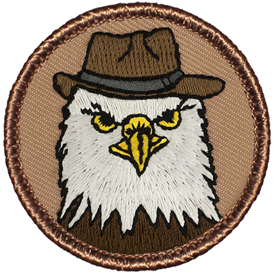 Eagle With Fedora Patrol Patch