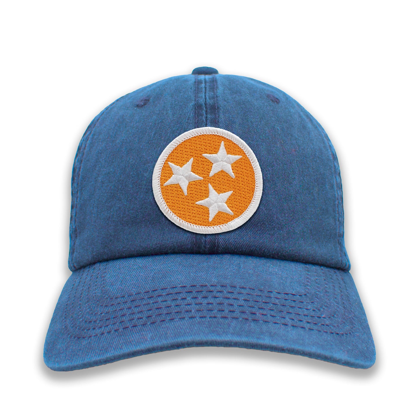 Orange & White Tennessee Tristar Ball Cap or Trucker Hat