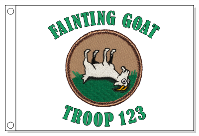 Fainting Goat Patrol Flag