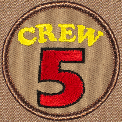 Crew 5 Boy Scout Patrol Patch