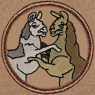 Fighting Llamas Patrol Patch Ð Scout Patch