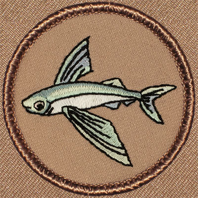 Flying Fish Patrol Patch Ð Scout Patch