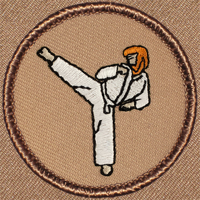 Karate Kick Patrol Patch