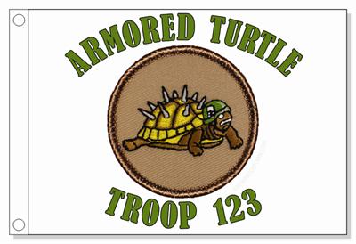 Armored Turtle Patrol Flag