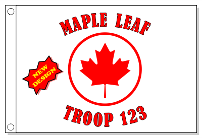 Canadian Maple Leaf Patrol Flag