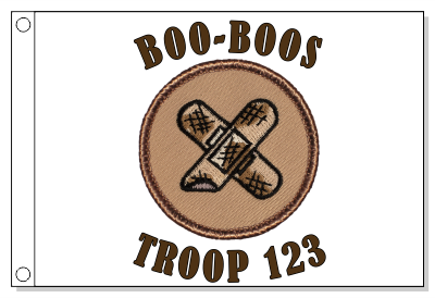 Dirty BandAid Patrol Flag