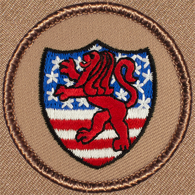 Lion Shield Patrol Patch Ð Scout Patch