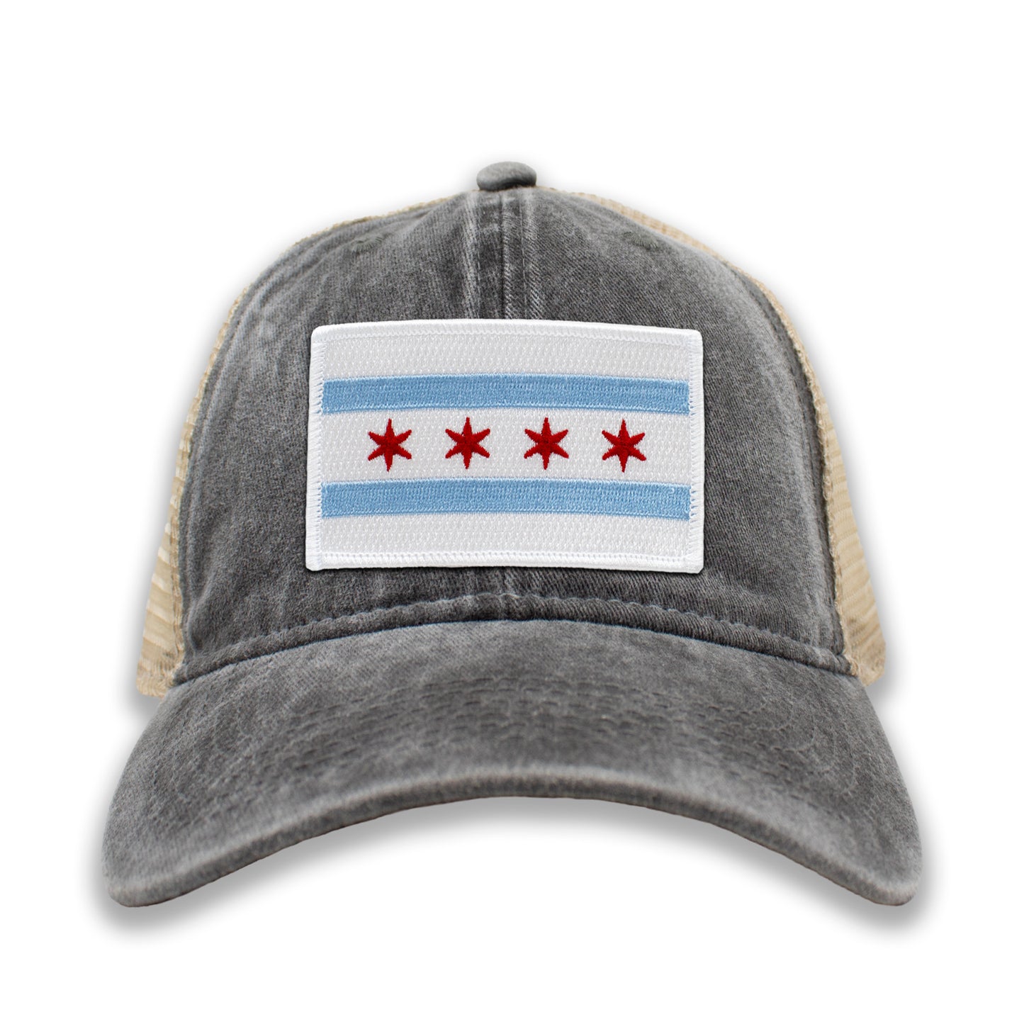 Chicago State Flag Ball Cap or Trucker Hat