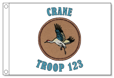 Crane Patrol Flag