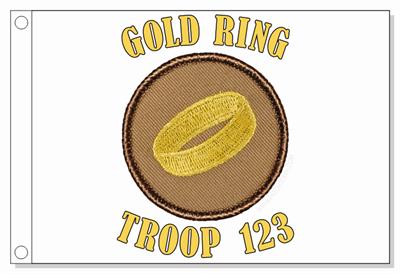 Gold Ring Patrol Flag