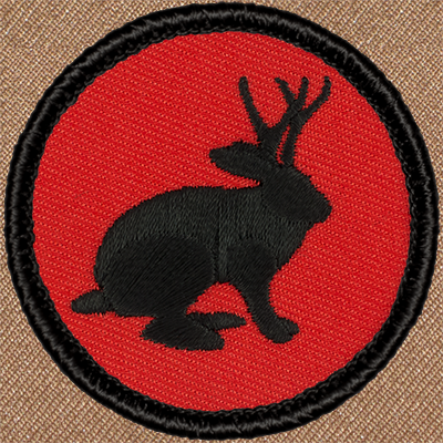 Retro Jackalope Patrol Patch (#158R) - Sew-on Scout Patch