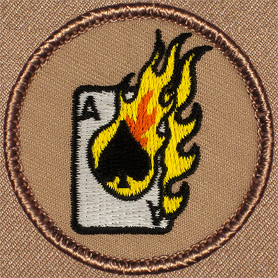 Flaming Aces Patrol Patch Ð Scout Patch
