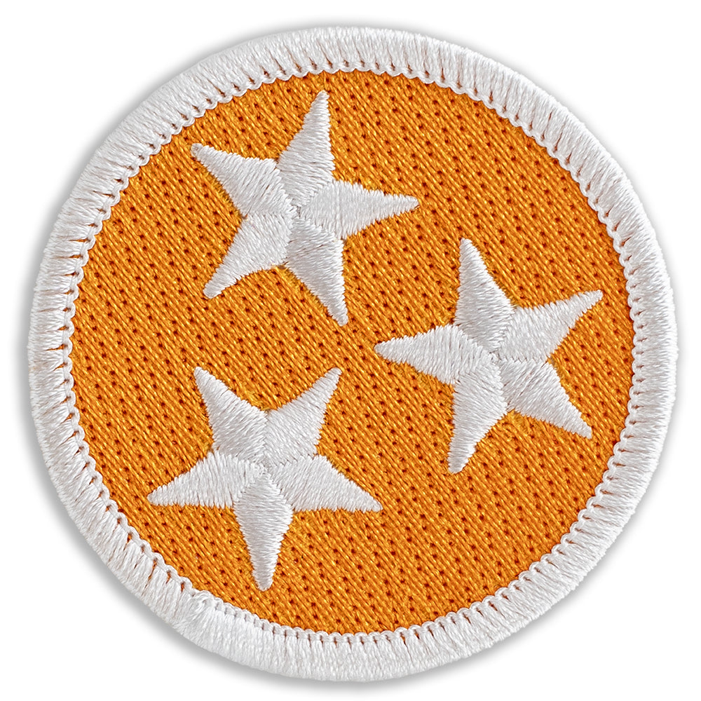 Tennessee Tristar Orange State Flag patch