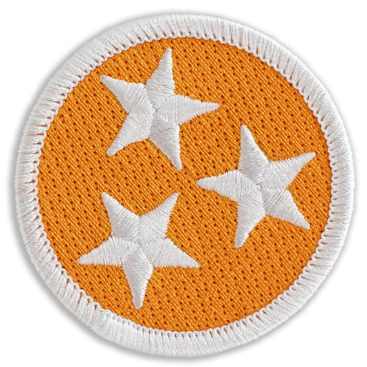Tennessee Tristar Orange State Flag patch