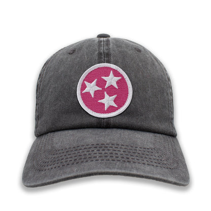 Pink & White Tennessee Tristar Ball Cap or Trucker Hat