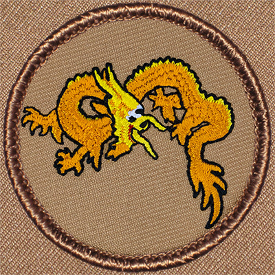 Gold Dragon Patrol Patch Ð Scout Patch