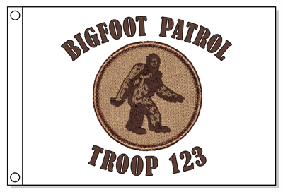 Bigfoot   Patrol Flag