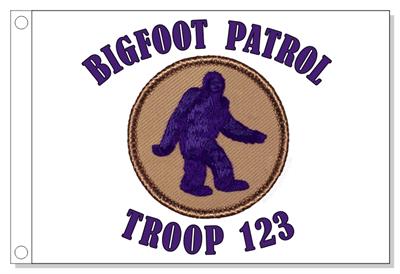 Bigfoot  Patrol Flag