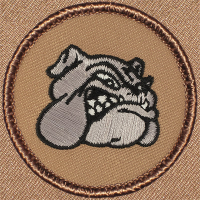 Bulldog Head Patrol Patch Ð Scout Patch