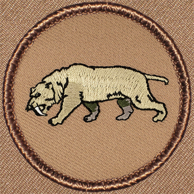 Sabertooth Patrol Patch Ð Scout Patch