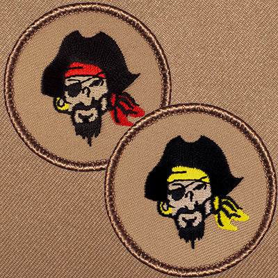 Pirate Face Patrol Patch