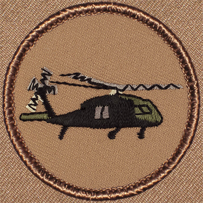 Blackhawk Helicopter Patrol Patch Ð Scout Patch