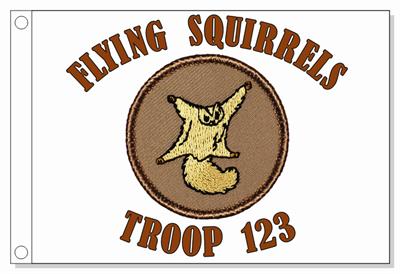 Flying Squirrel Patrol Flag