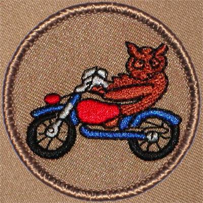 Motorcycle Owl Patrol Patch