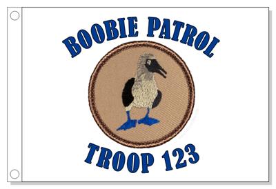 Blue Footed Booby Patrol Flag