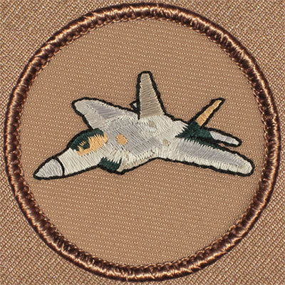 Raptor F-22 Aircraft Patrol Patch Ð Scout Patch