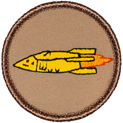 Happy Rocket Patrol Patch