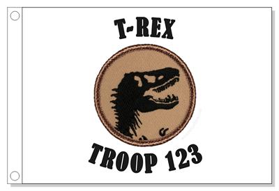 T-Rex Patrol Flag