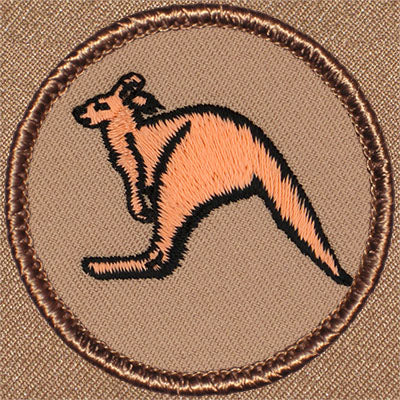 Kangaroo Patrol Patch Ð Scout Patch