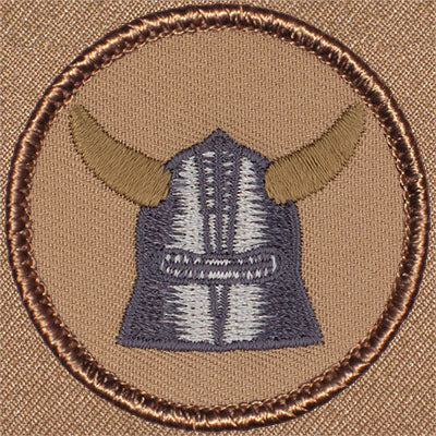 Knight Helmet Patrol Patch Ð Scout Patch
