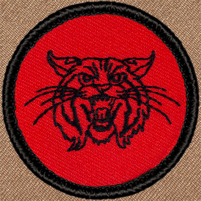 Retro Wildcat Patrol Patch (#198R) - Sew-on Scout Patch