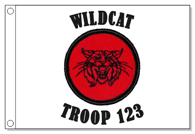 Retro Wildcat Patrol Flag