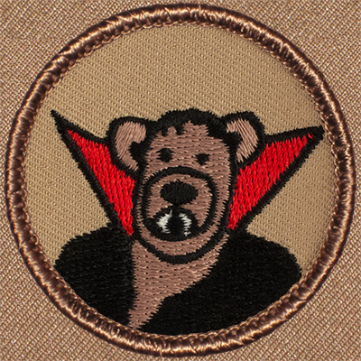 Vampire Teddy Bear Patrol Patch