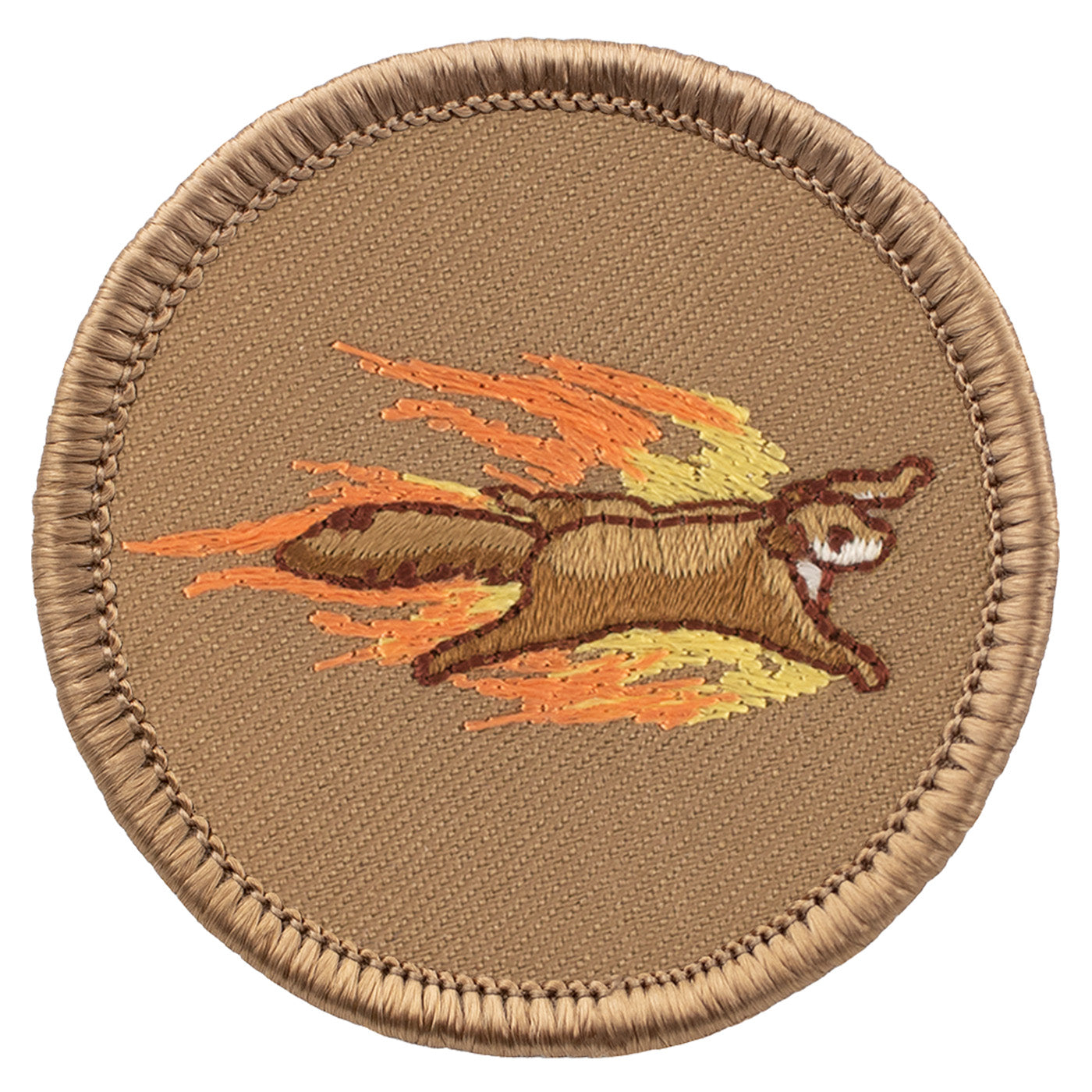 Flaming Flying Squirrel Patrol Patch
