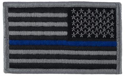 Thin Blue Line Reverse US Flag Patch