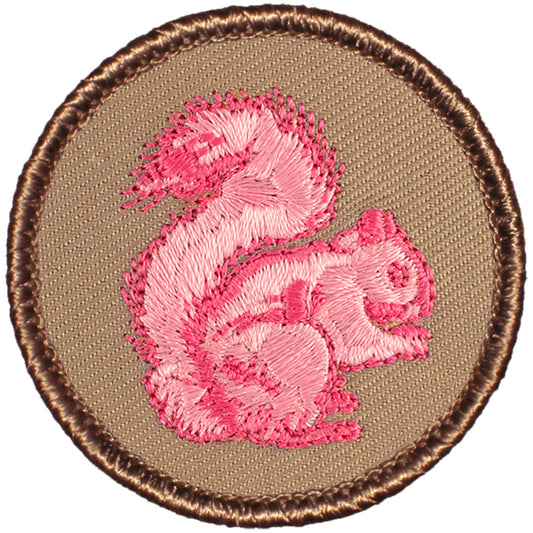 Pink Squirrel Patrol Patch